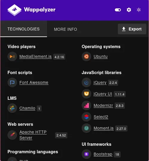 wappalyzer